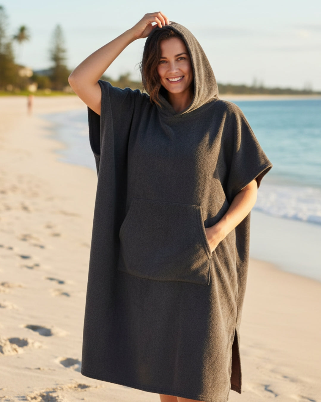 Lina | Trendigt Sommarponcho för Kustliv