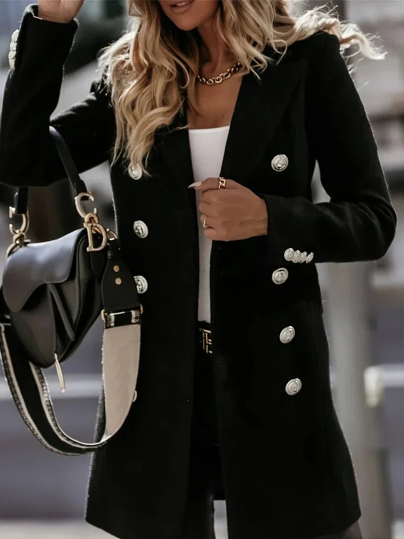 Clara | slank uldfrakke