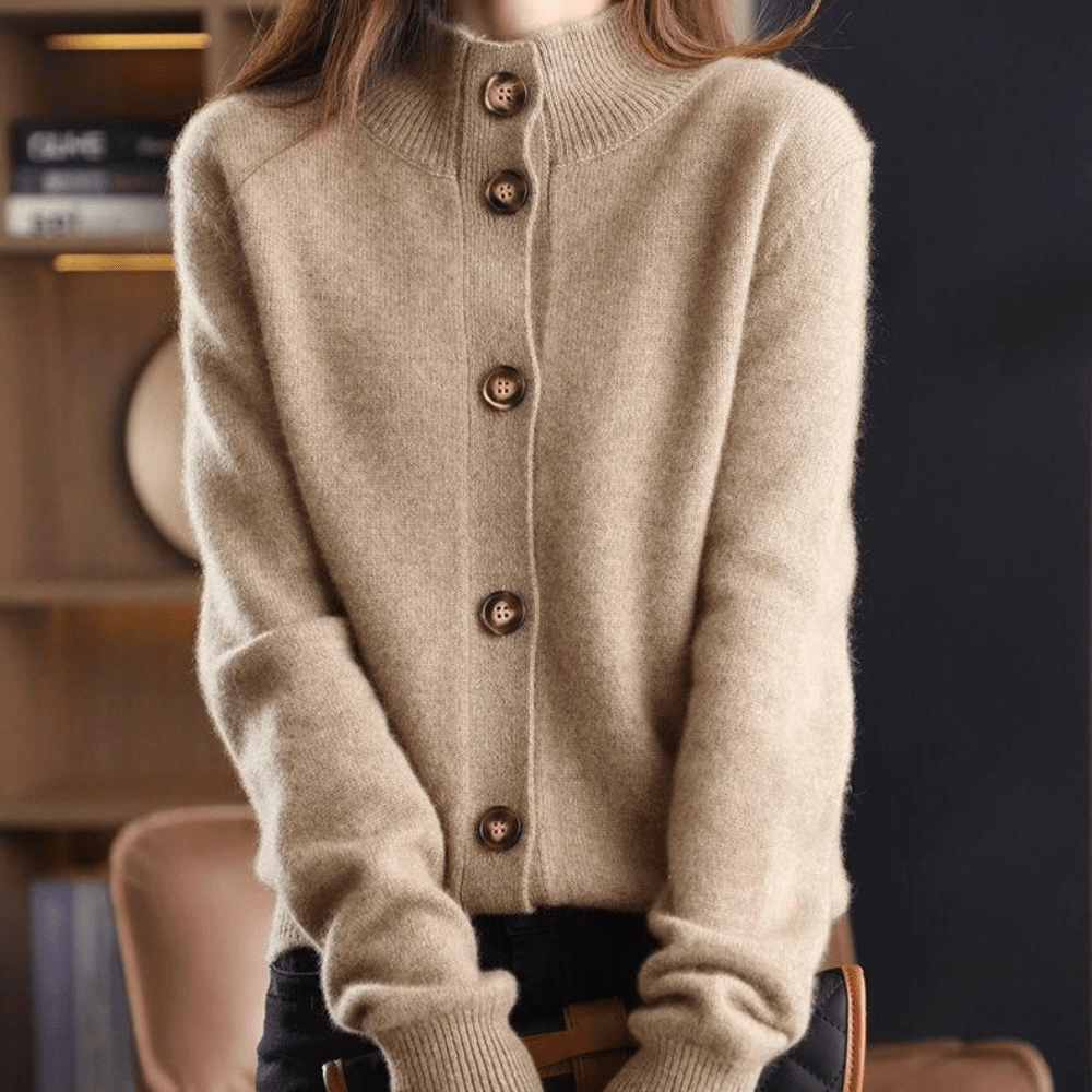 Luksuriøs Cashmere Cardigan til Elegante Dage