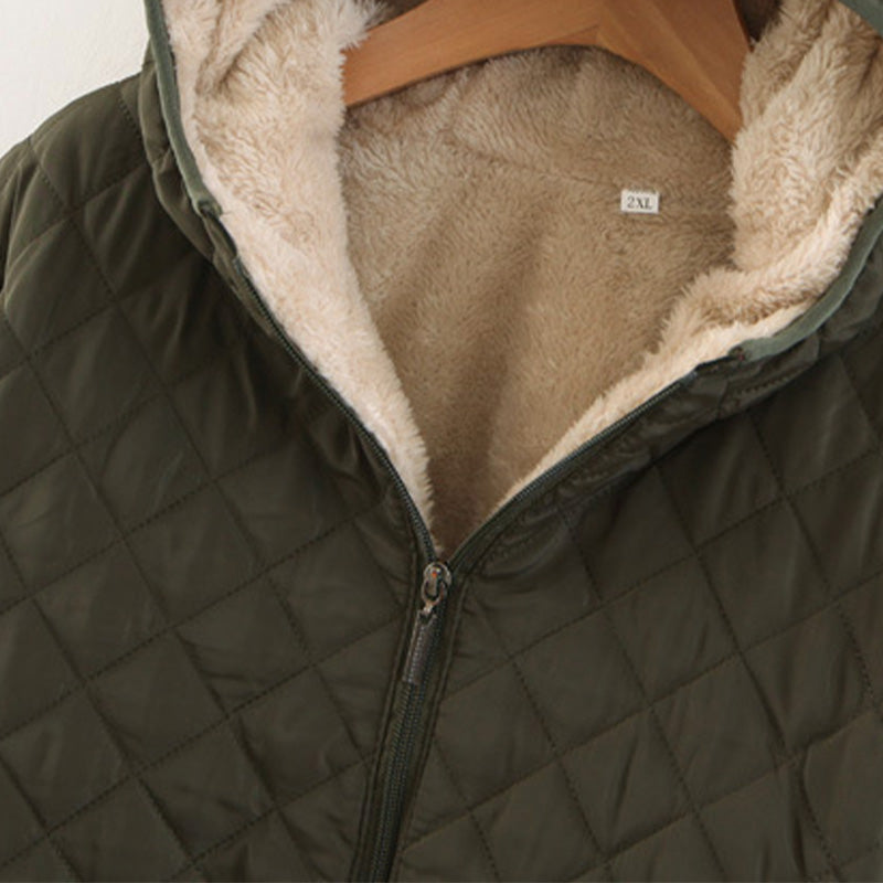 Luksuriøs Quilted Hoodie til Koldere Dage