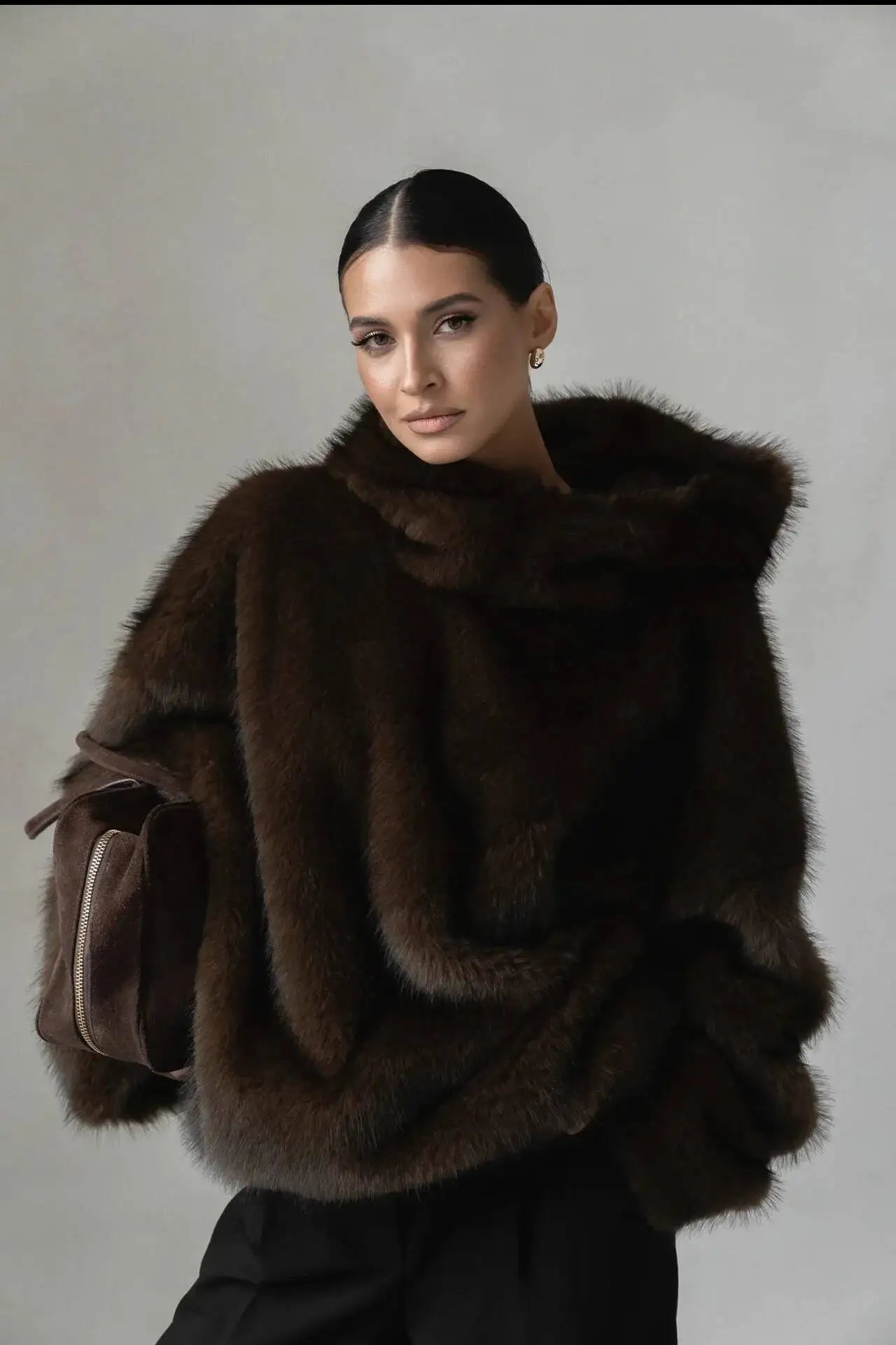 Elegant Faux Fur Frakke til Den Stilbevidste
