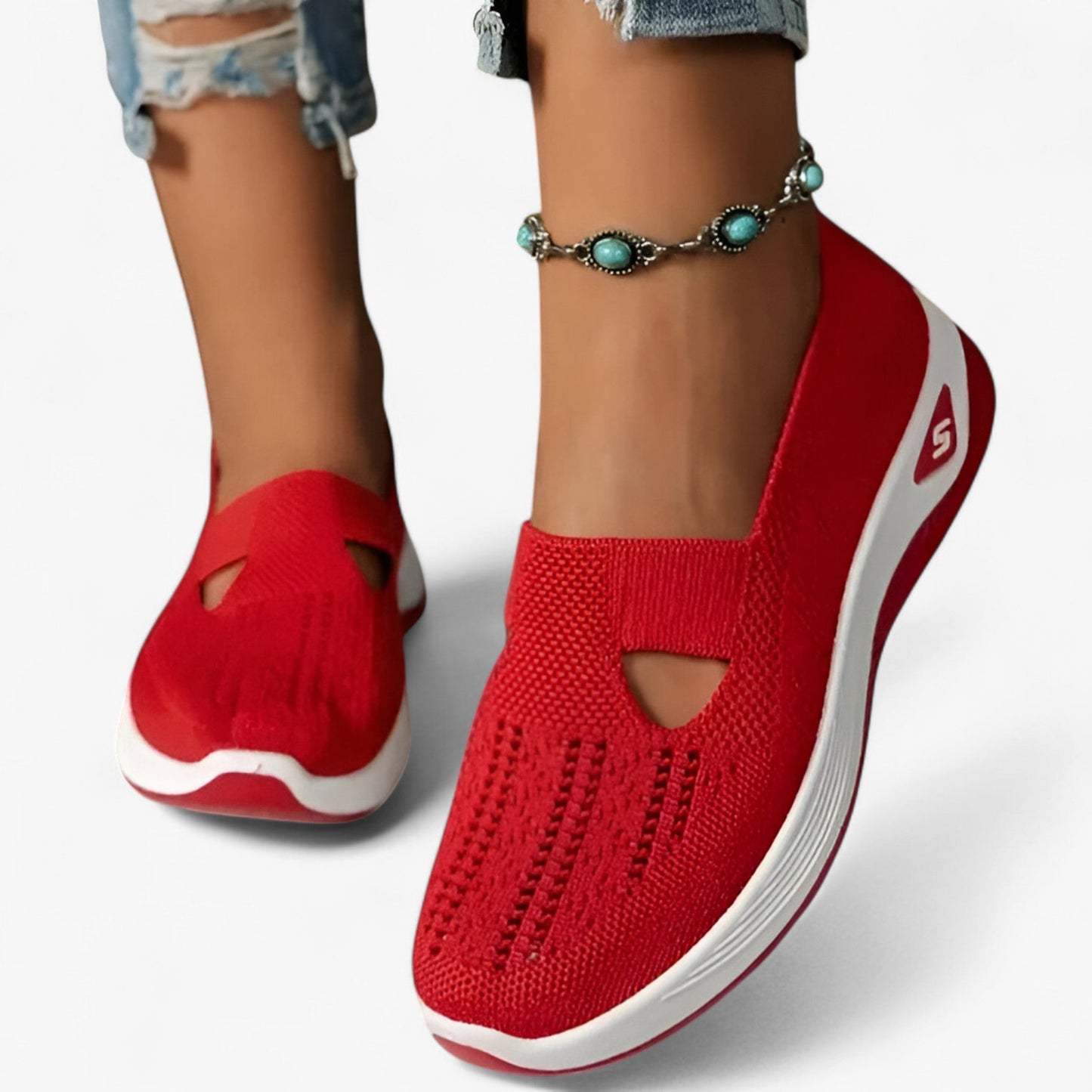 Dam Skor Slip-On i Elegant Design
