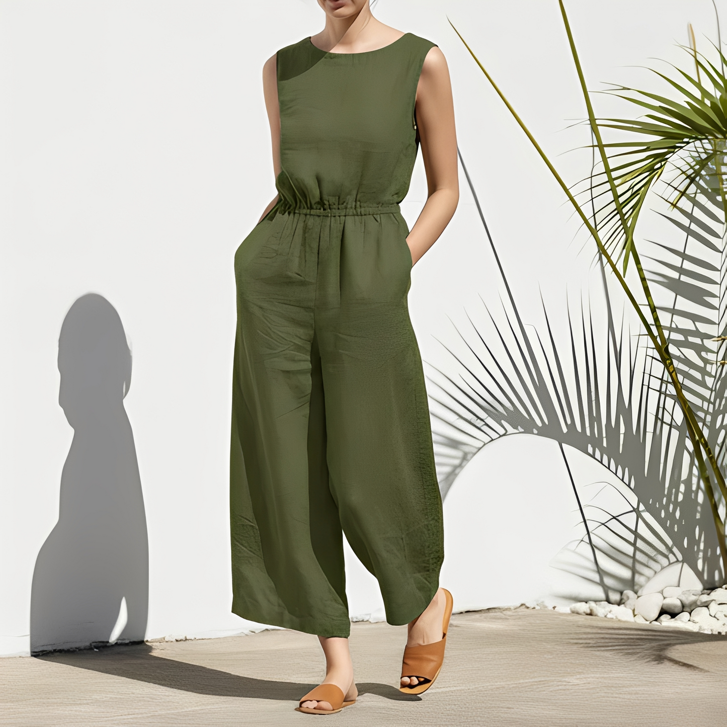 Soleil - Chic Sommaroverall för Kvinnor