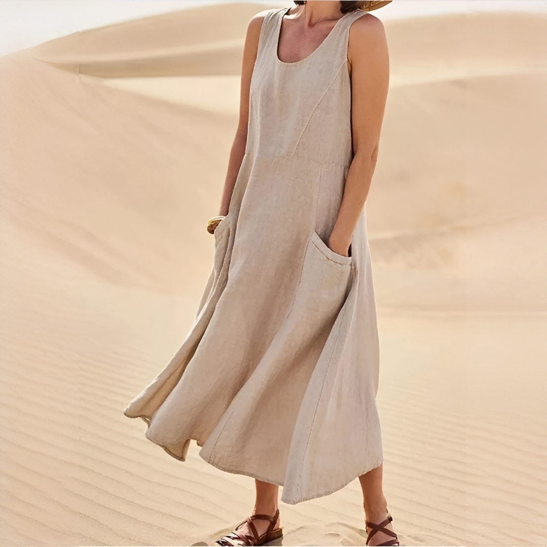 Luna - Elegant och Trendigt Sommardress för Kvinnor