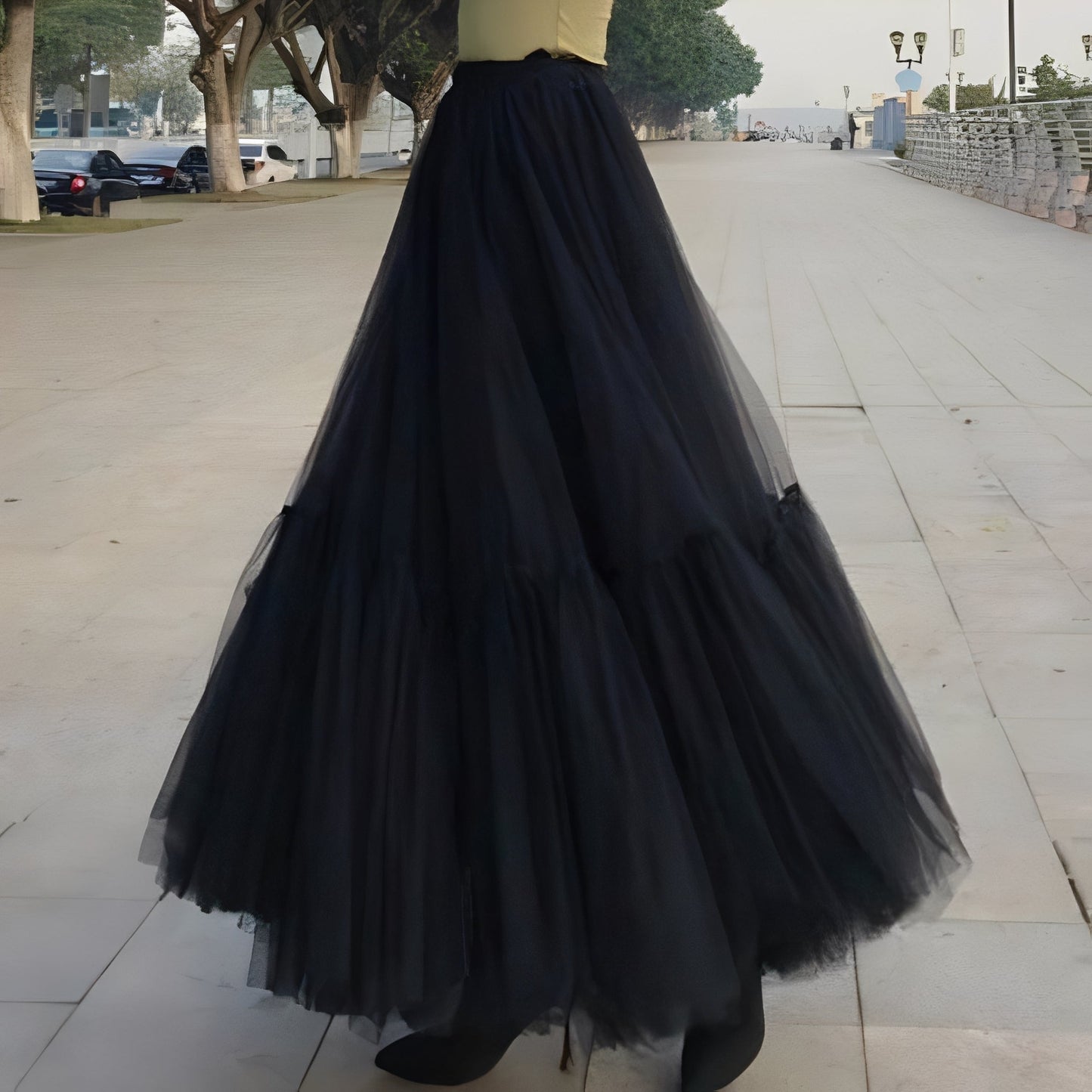 Florence - Elegant Volangkjol för Kvinnor