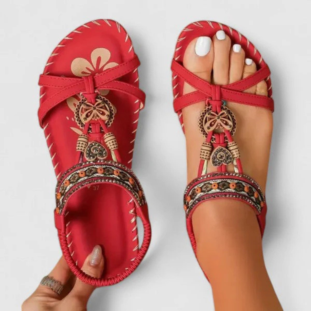 Luna | Eleganta sandaler med öppen tå för sommaren
