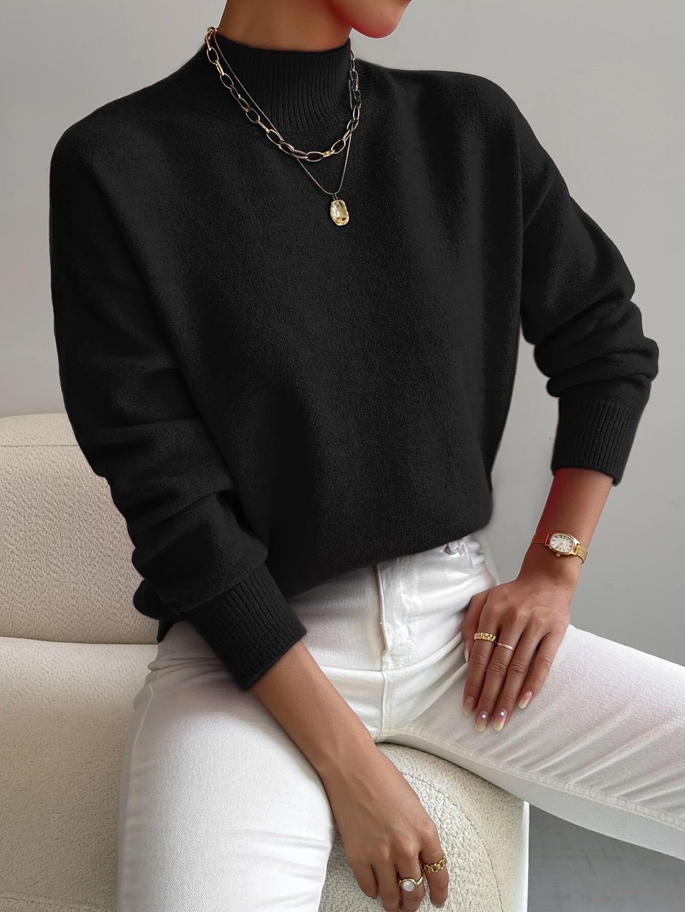 Elegant polotröja med stil och komfort