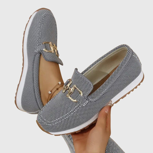 Mesh Loafers för kvinnor med rem