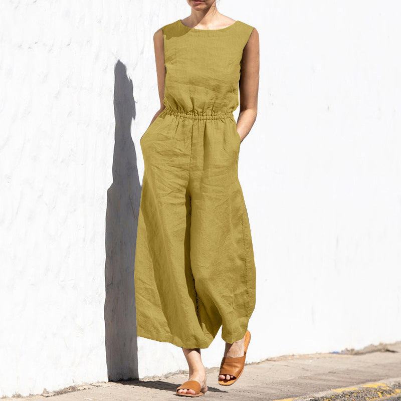 Sofia - Elegant ärmlös jumpsuit för stilmedvetna kvinnor
