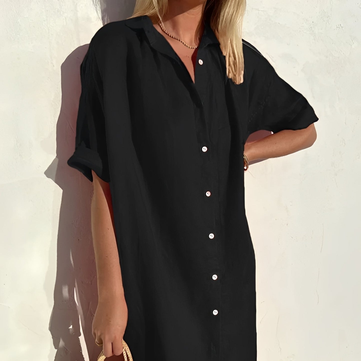 Evelina - Elegant och Avslappnad Klänning