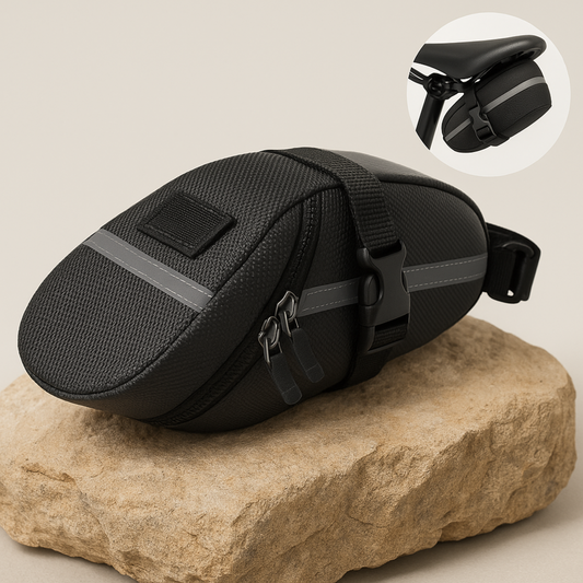 VarmNord – vandtæt sadeltaske | robust PVC materiale reflekterende | cykel værktøj- & punkteringspose