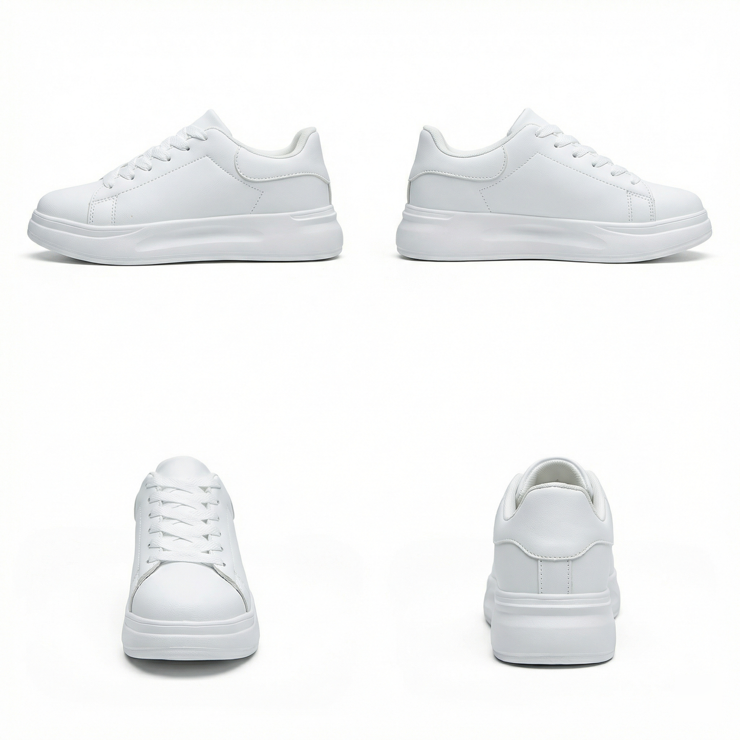 Snygga sneakers med snörning för bekväm användning