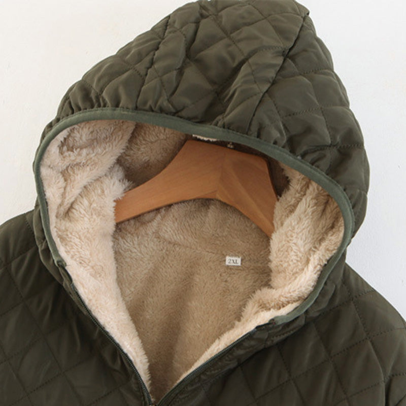 Luksuriøs Quilted Hoodie til Koldere Dage
