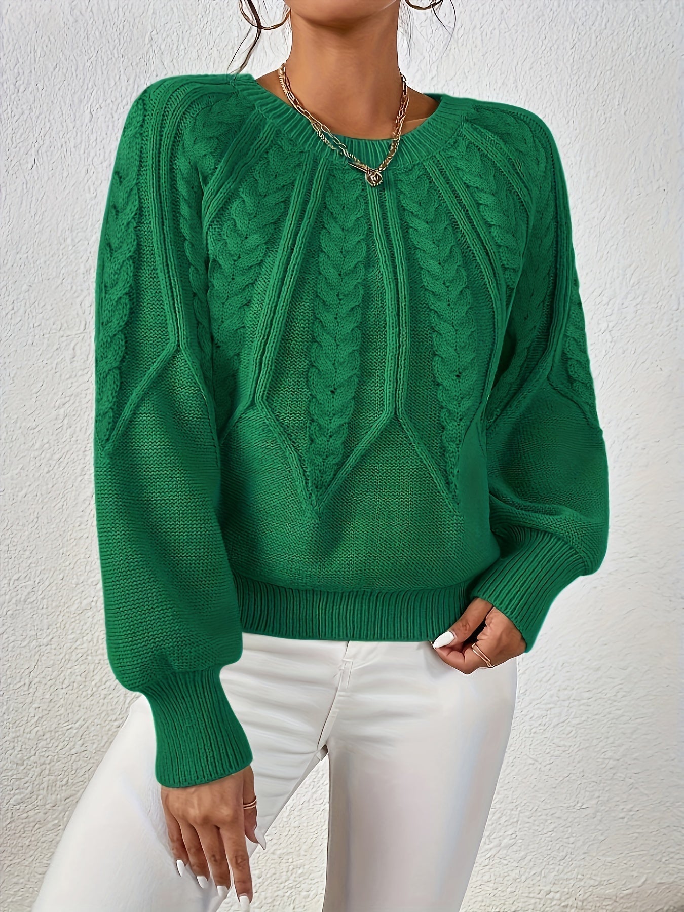 Stilren Pullover med Lång Ärm