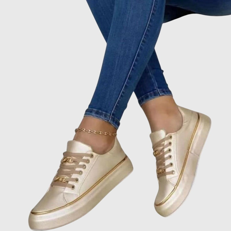 Mira | Eleganta Samt Sneakers för Kvinnor