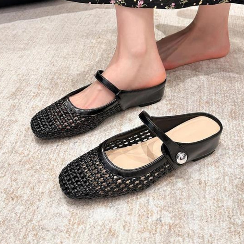 Slip-on Skor för Dam med Rem