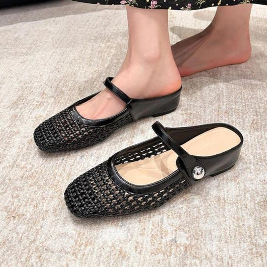 Slip-on Skor för Dam med Rem
