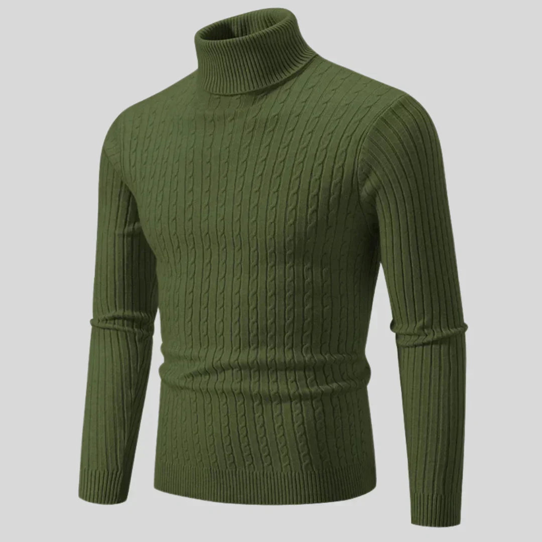 Christoph stilfuld rullekrave sweater – herrer