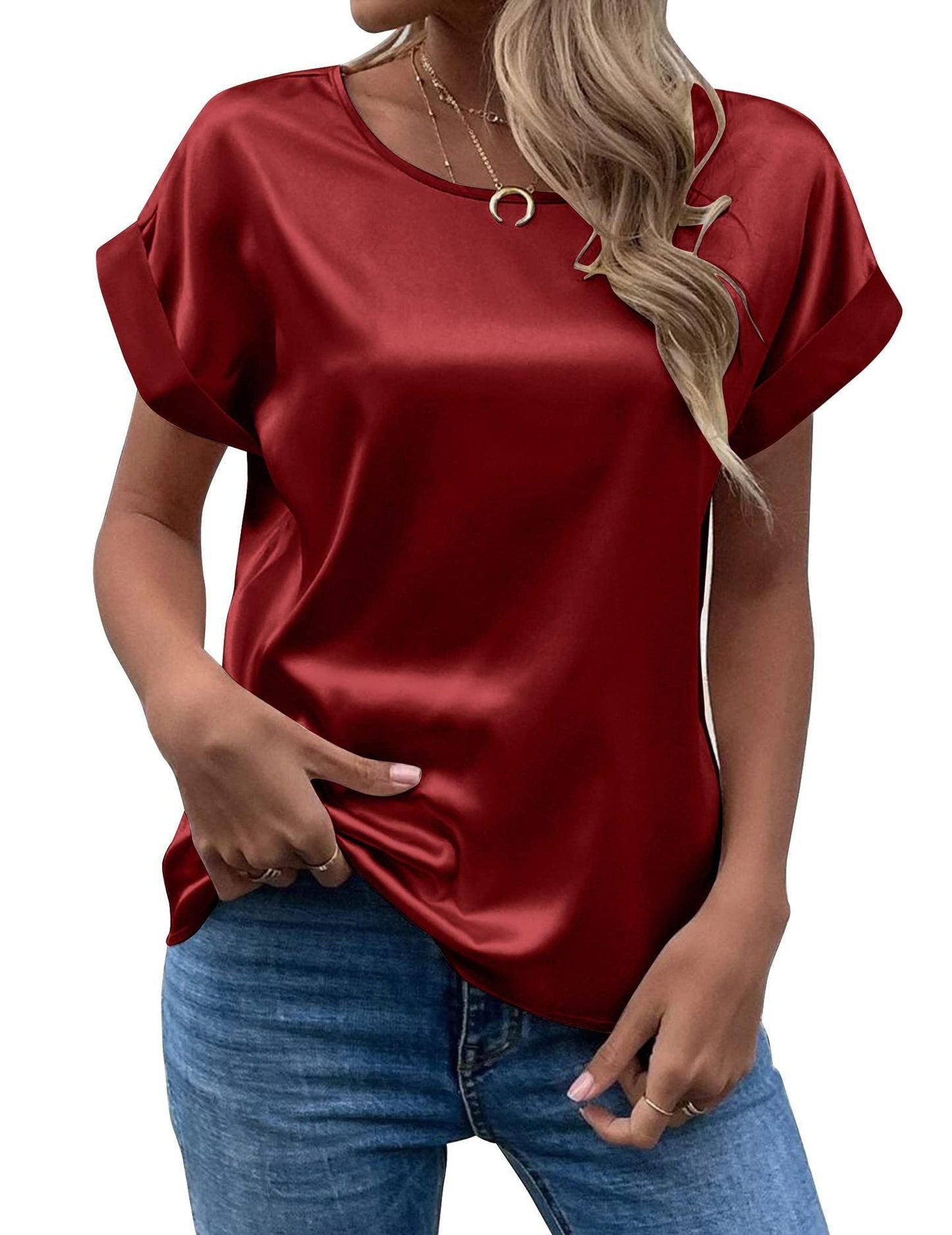 Sienna - Avslappnat T-shirt för Kvinnor