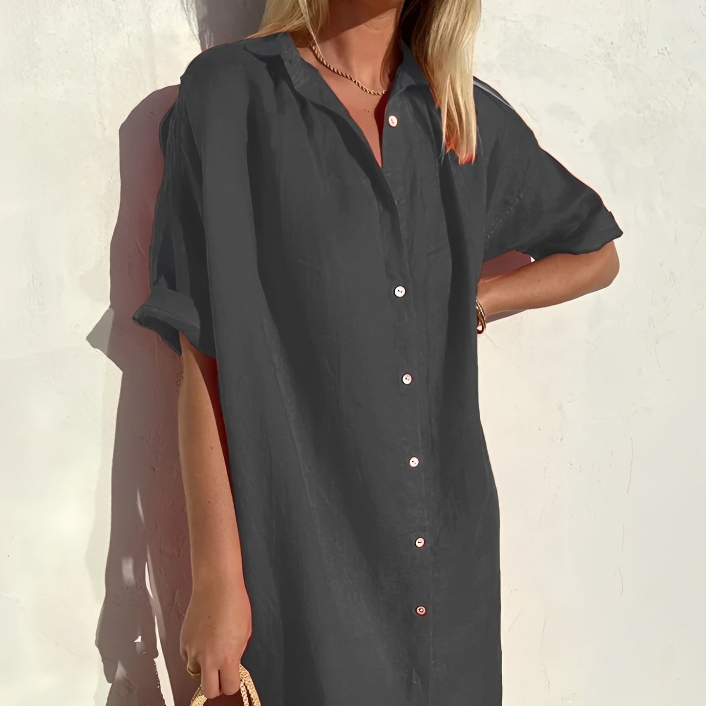 Evelina - Elegant och Avslappnad Klänning