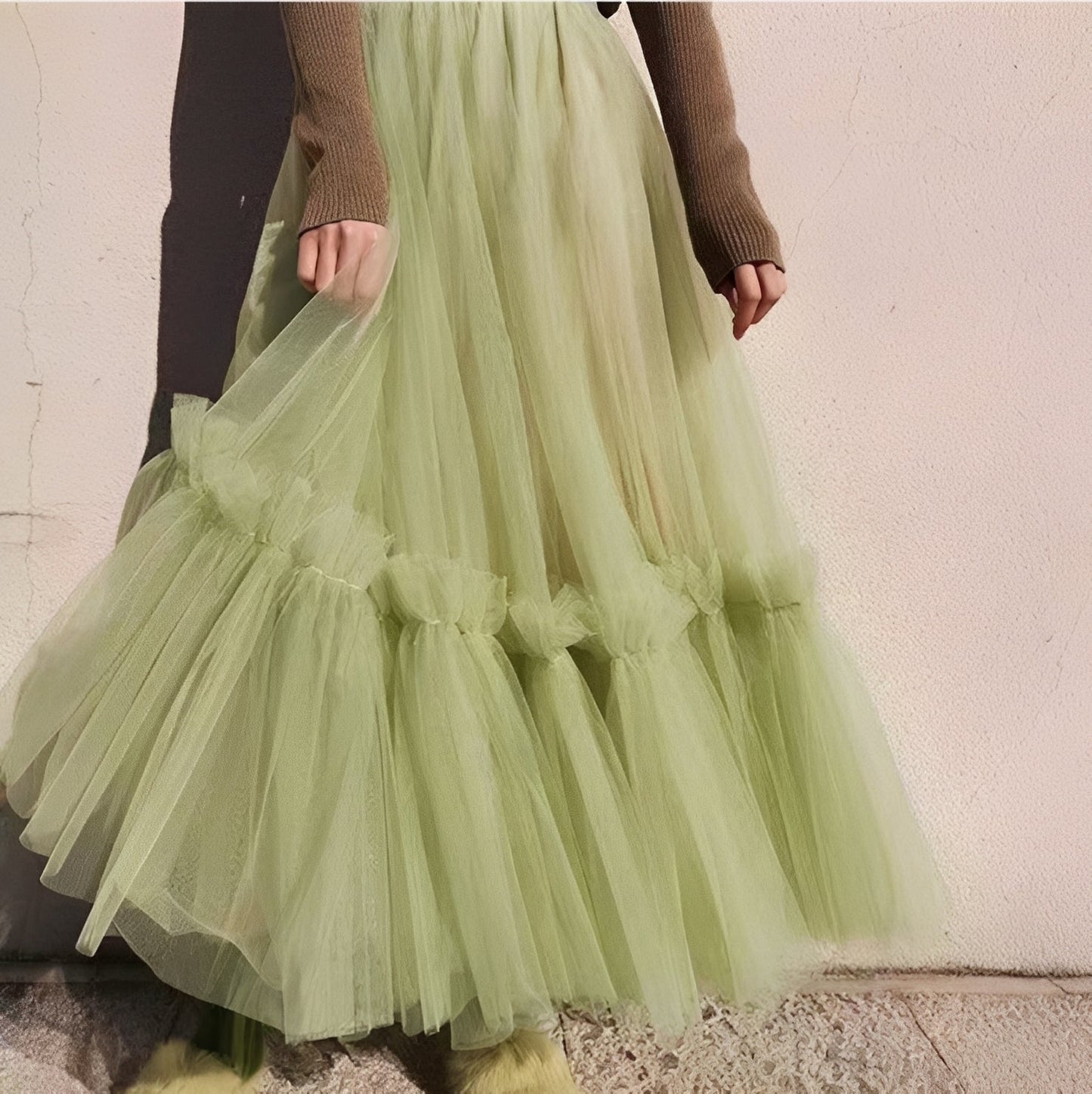 Florence - Elegant Volangkjol för Kvinnor