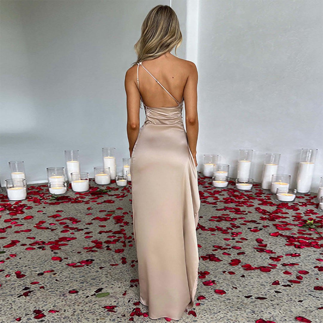 Elysia | Elegant One-Shoulder Klänning för Kvinnor