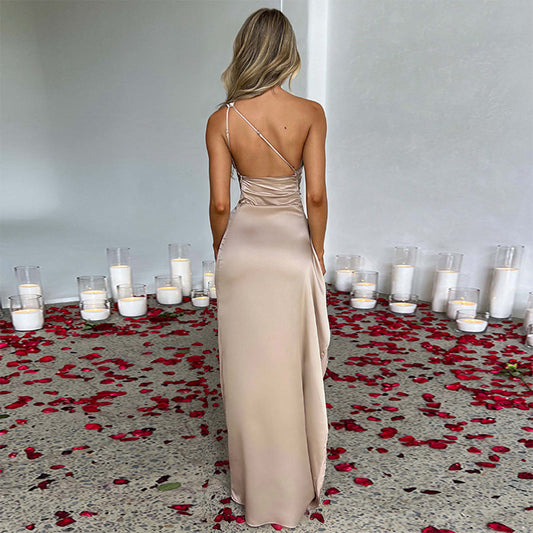 Elysia | Elegant One-Shoulder Klänning för Kvinnor