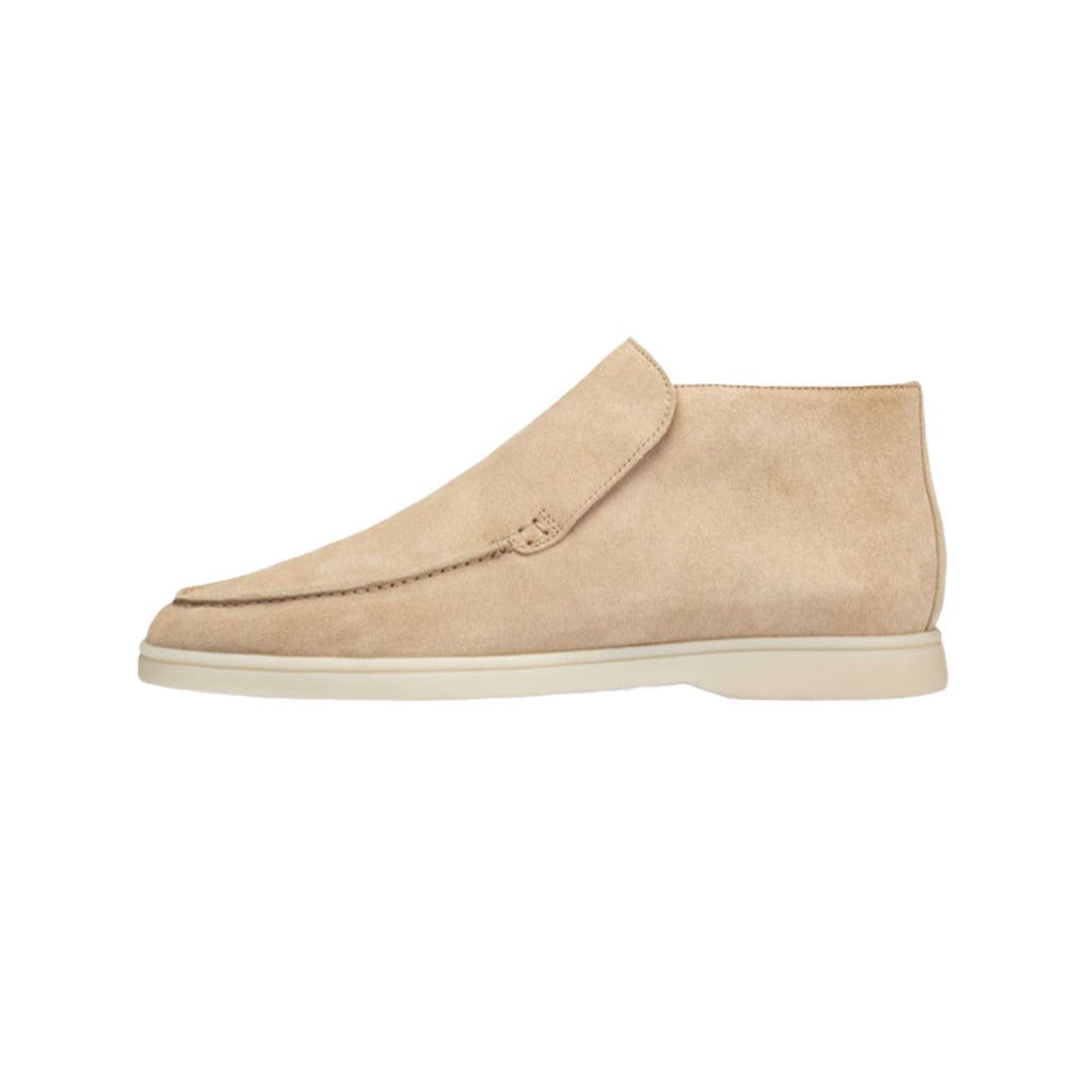 Stilfuld herre loafer i luksuriøst kalvesuede