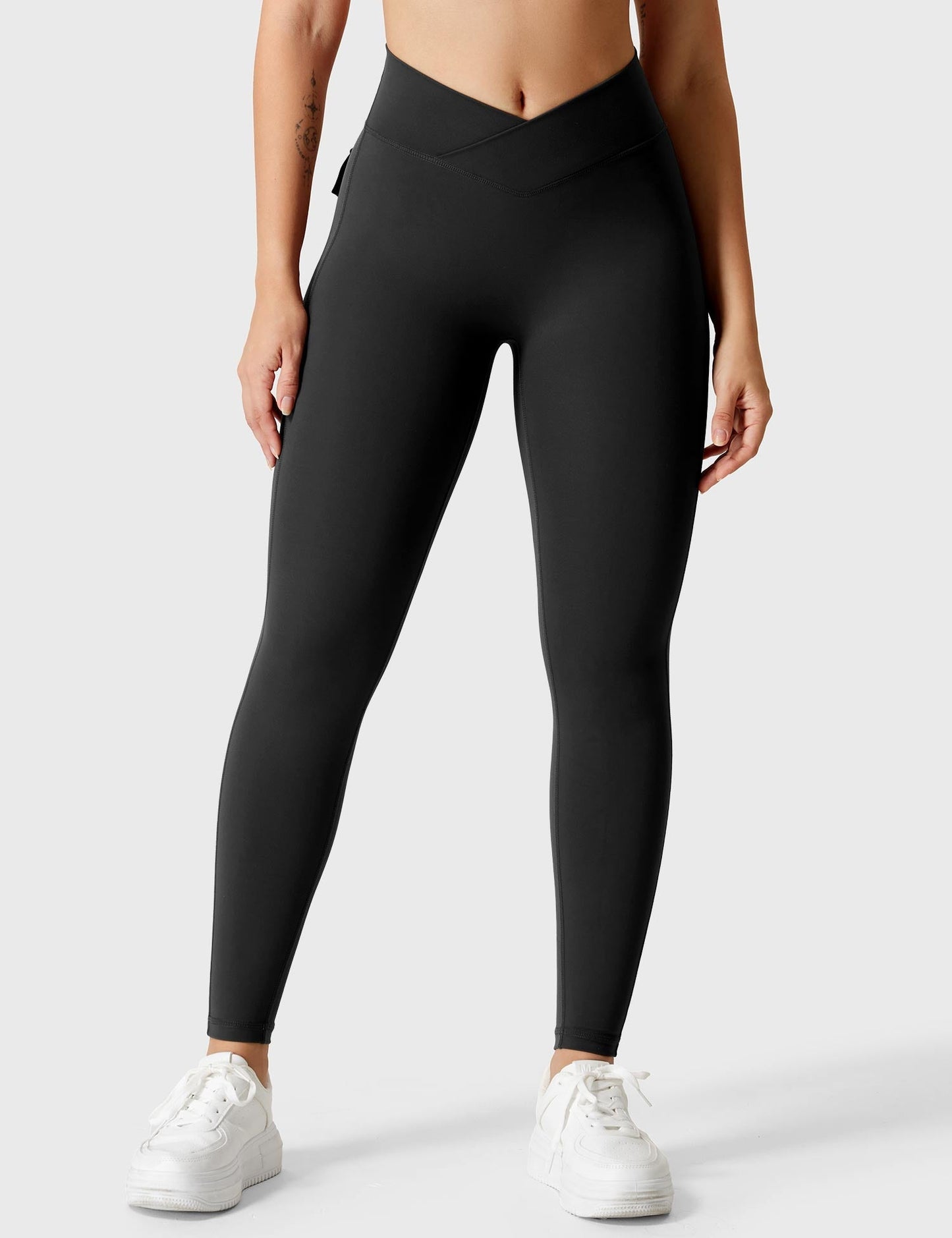Värdelösa V-formade leggings för en trendig look