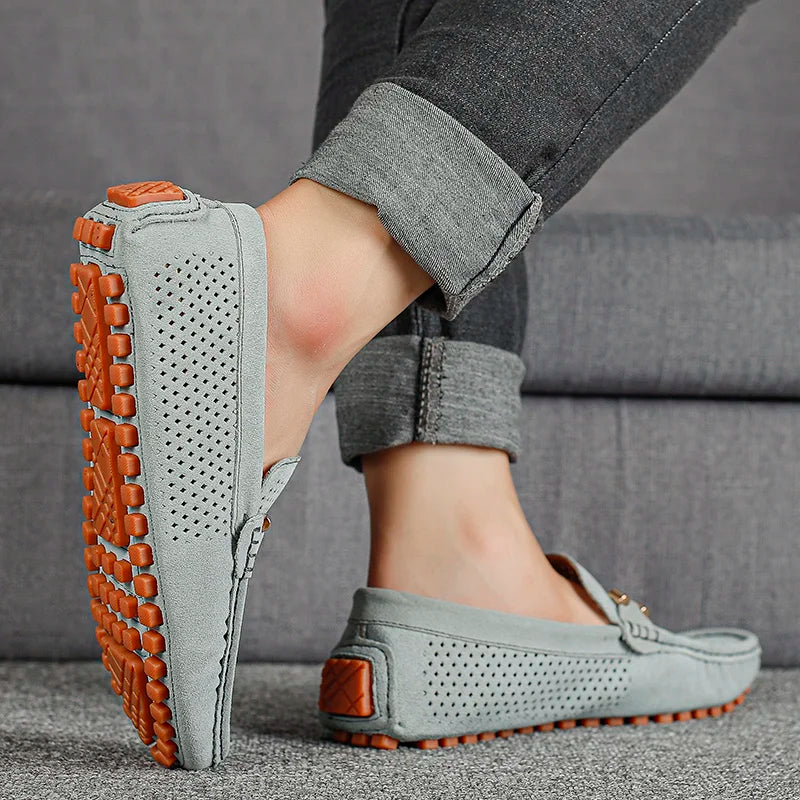 Milo | Eleganta Läder Loafers för Stil och Komfort