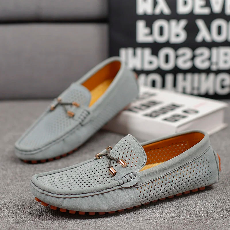 Milo | Eleganta Läder Loafers för Stil och Komfort