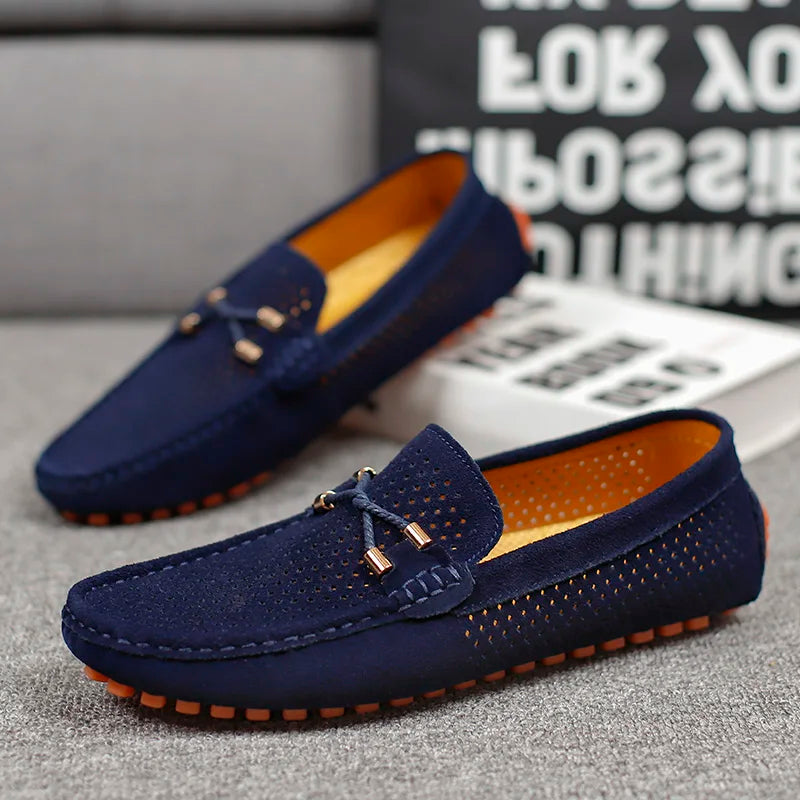 Milo | Eleganta Läder Loafers för Stil och Komfort