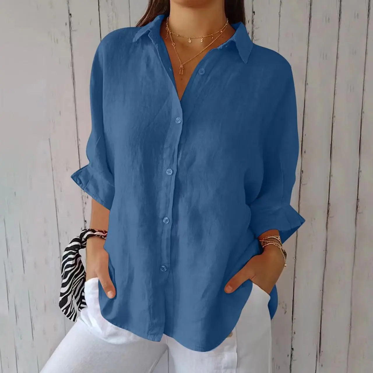 Mira - Casual Skjorte til Uformel Elegance