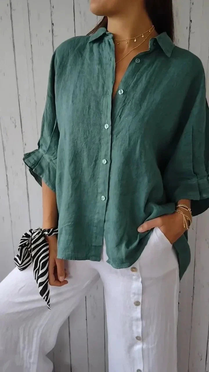Mira - Casual Skjorte til Uformel Elegance