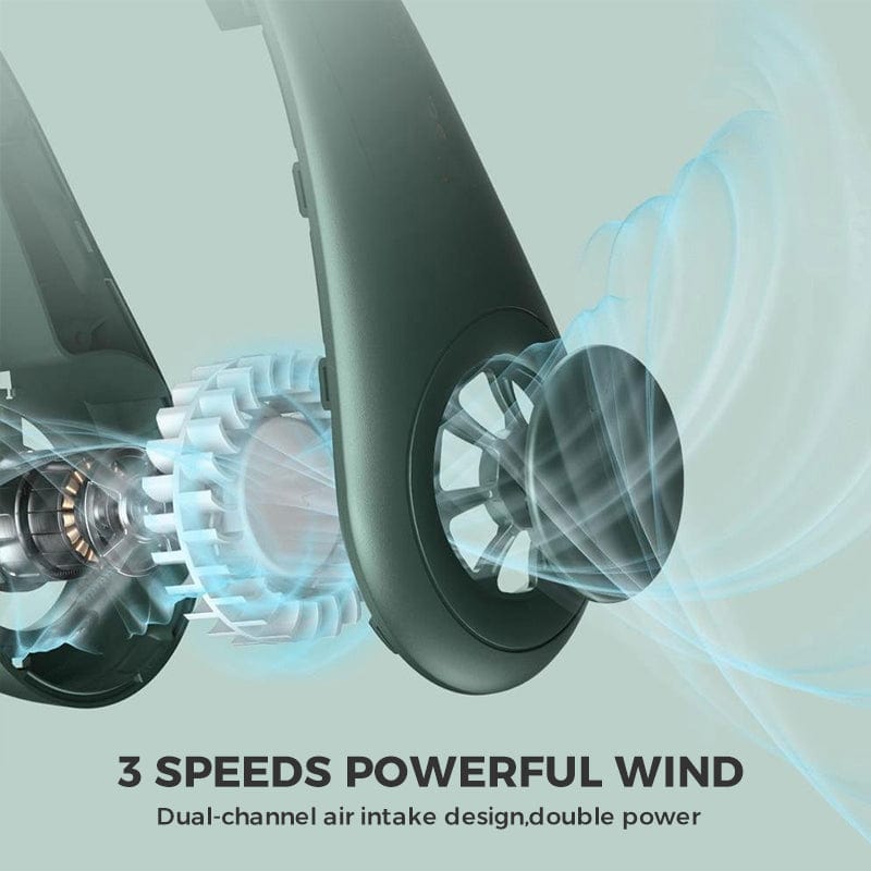BreezeBliss Bærbar Ventilator