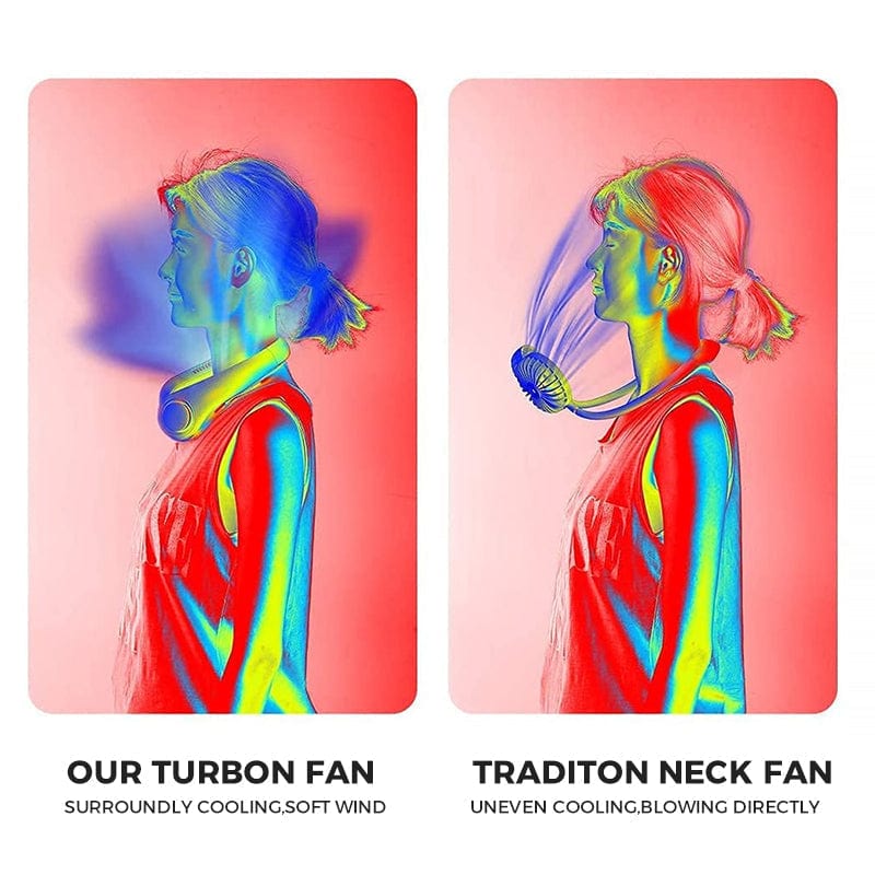 BreezeBliss Bærbar Ventilator