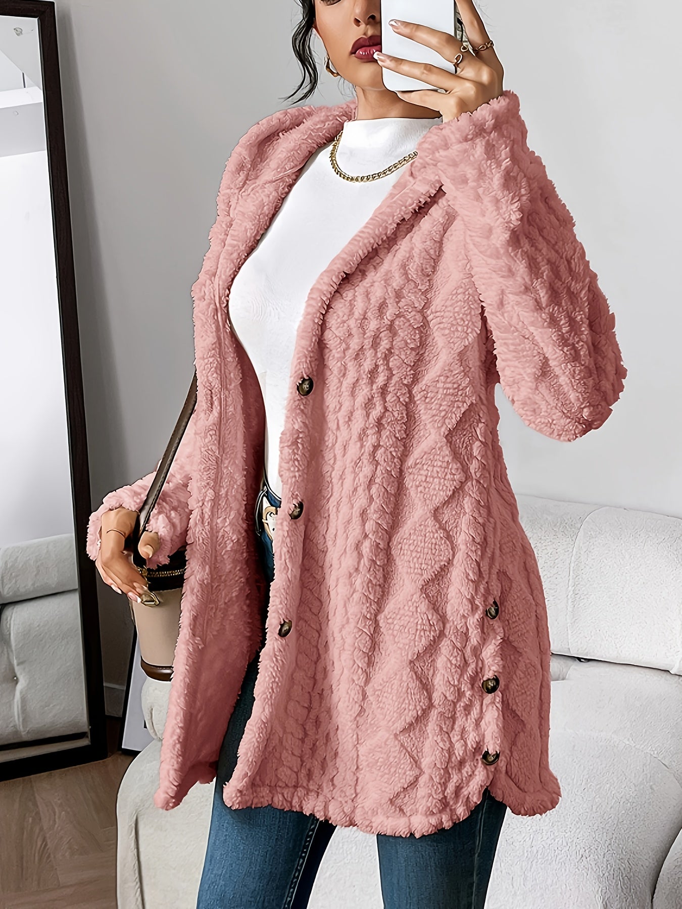 Luna | Lyxig, mjuk hoodie-kardigan för avslappnad stil