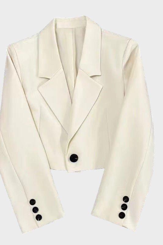 Kompakt blazer med definierade slag och modern passform