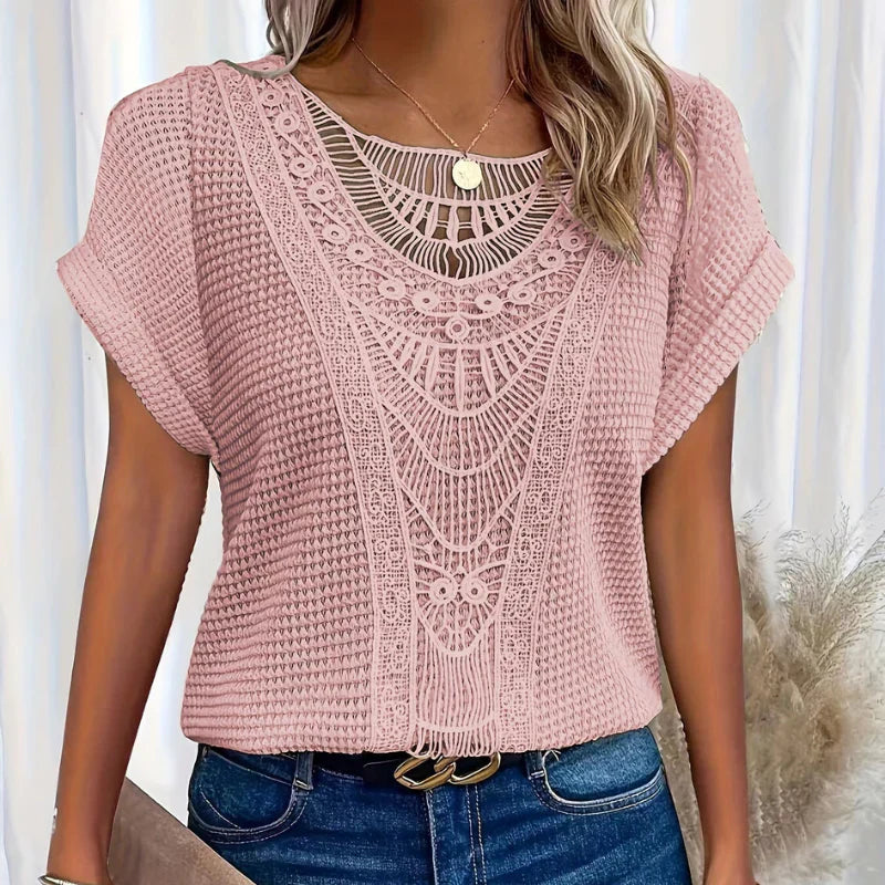 Sophistikeret Blonde Top