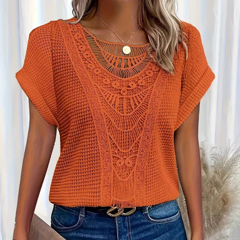 Sophistikeret Blonde Top