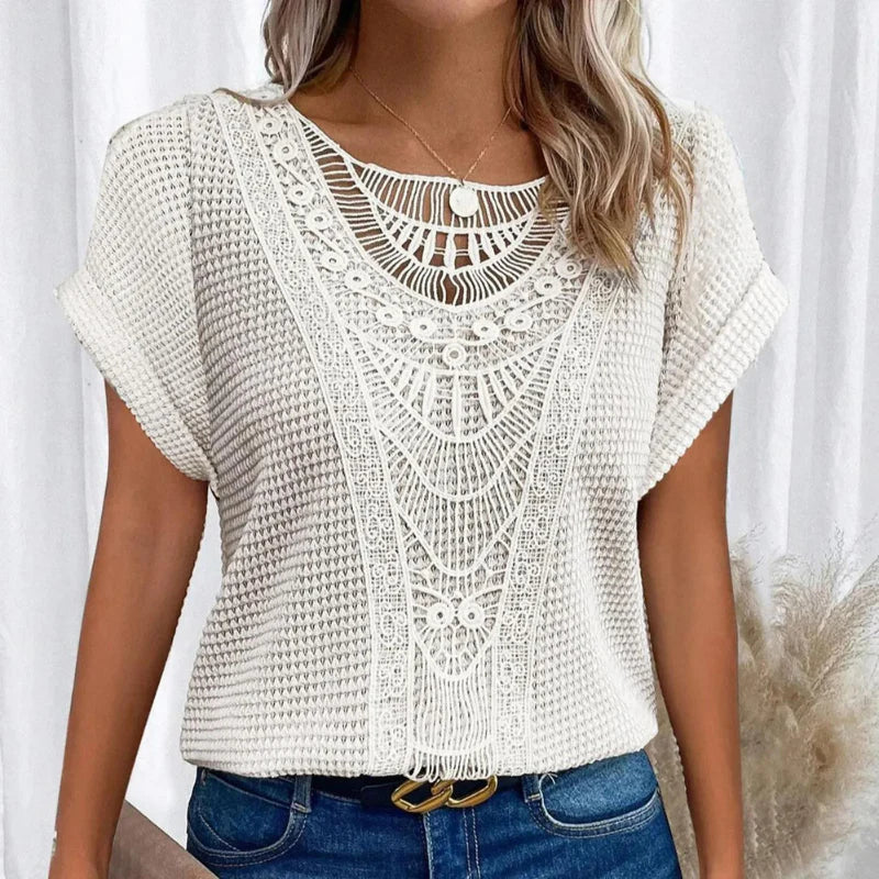 Sophistikeret Blonde Top