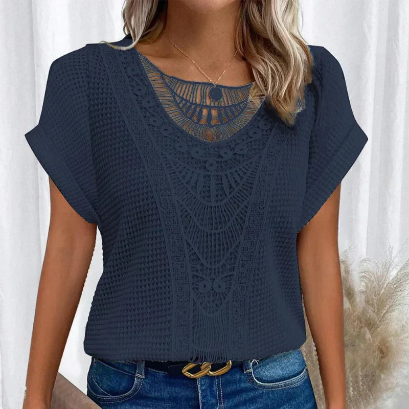 Sophistikeret Blonde Top