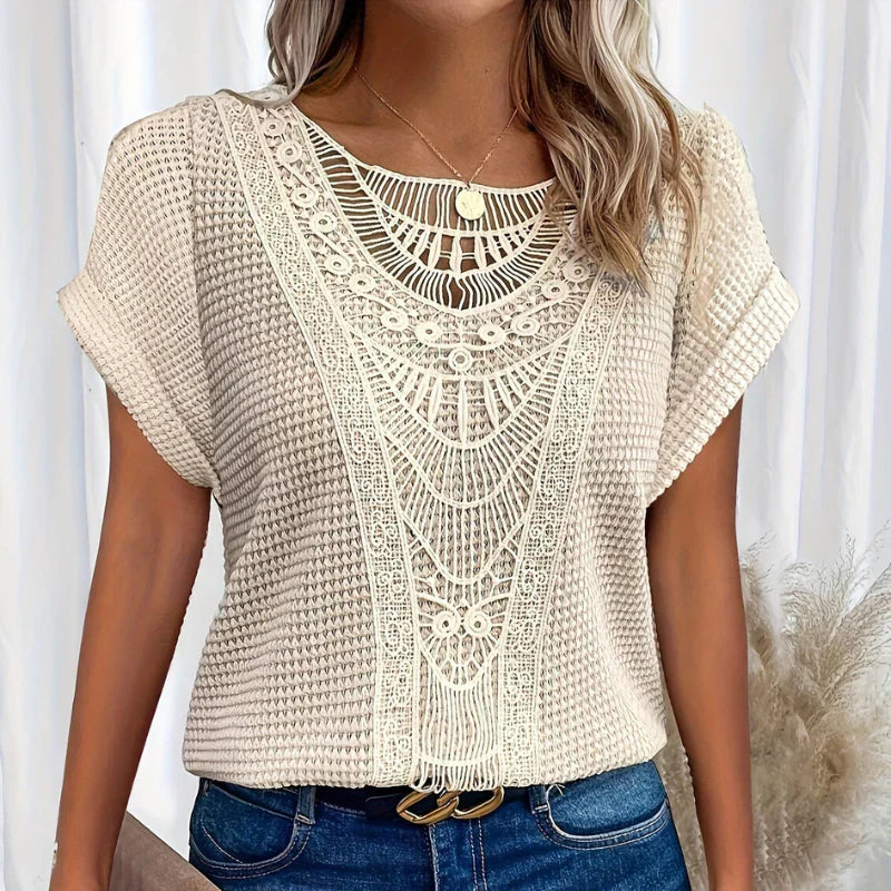 Sophistikeret Blonde Top