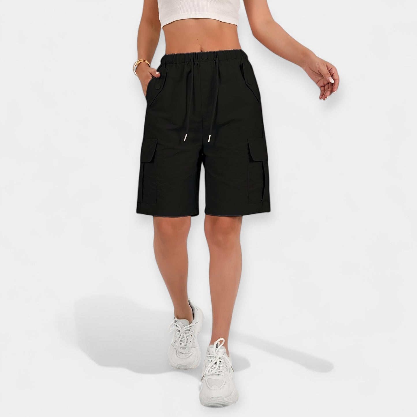 Moderna cargoshorts med fickor – stil och funktion i ett