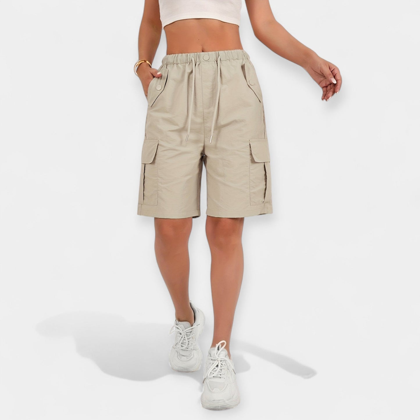 Moderna cargoshorts med fickor – stil och funktion i ett