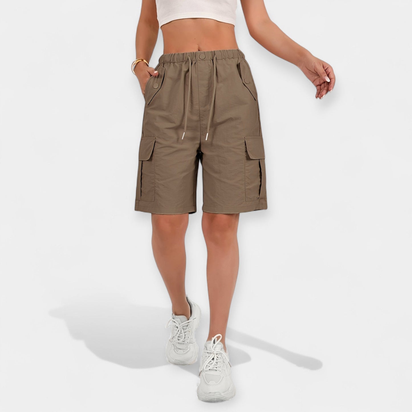 Moderna cargoshorts med fickor – stil och funktion i ett