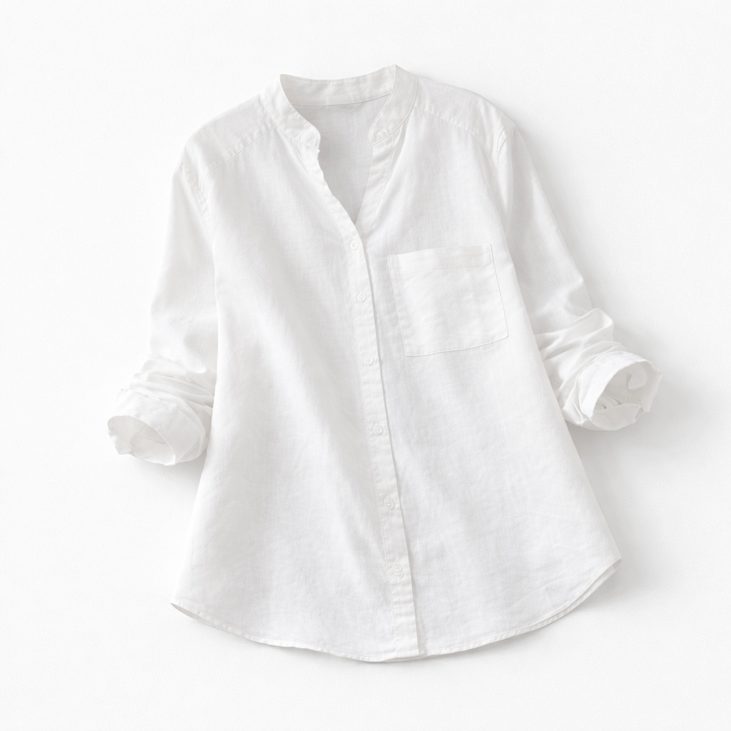 Elegant Løs Skjorte til Den Modebevidste Kvinde