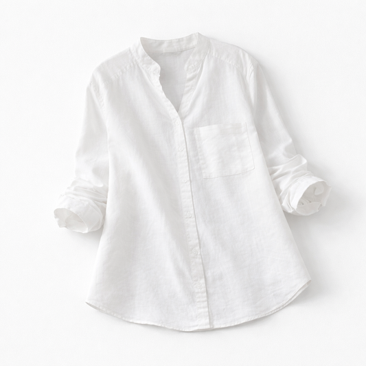 Elegant Løs Skjorte til Den Modebevidste Kvinde