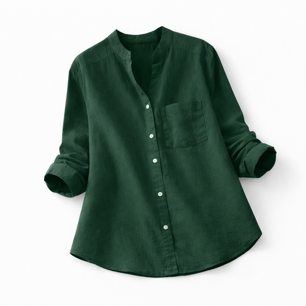 Elegant Løs Skjorte til Den Modebevidste Kvinde