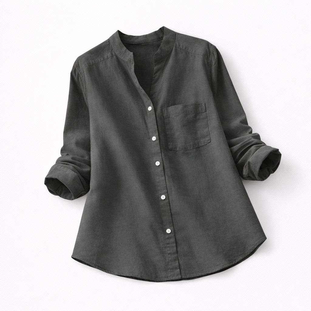Elegant Løs Skjorte til Den Modebevidste Kvinde